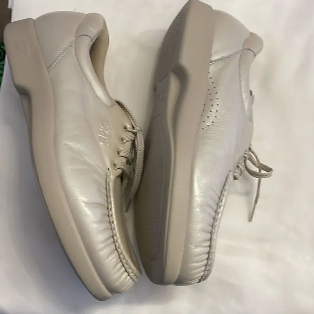 SAS PEARL BONE COLORED COMFORT SHOES. NEW - Picture 7 of 12